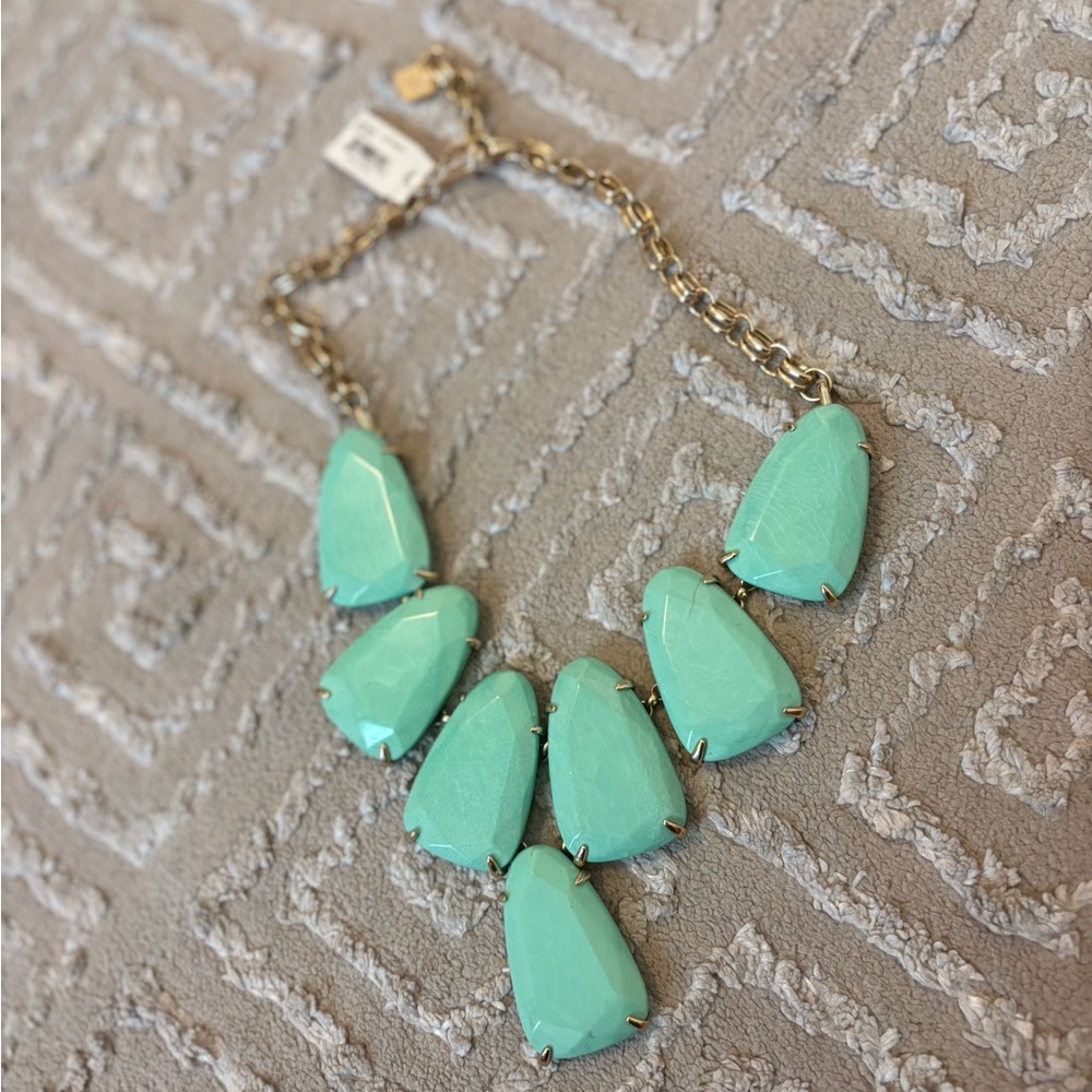 Kendra Scott Mint Green Necklace